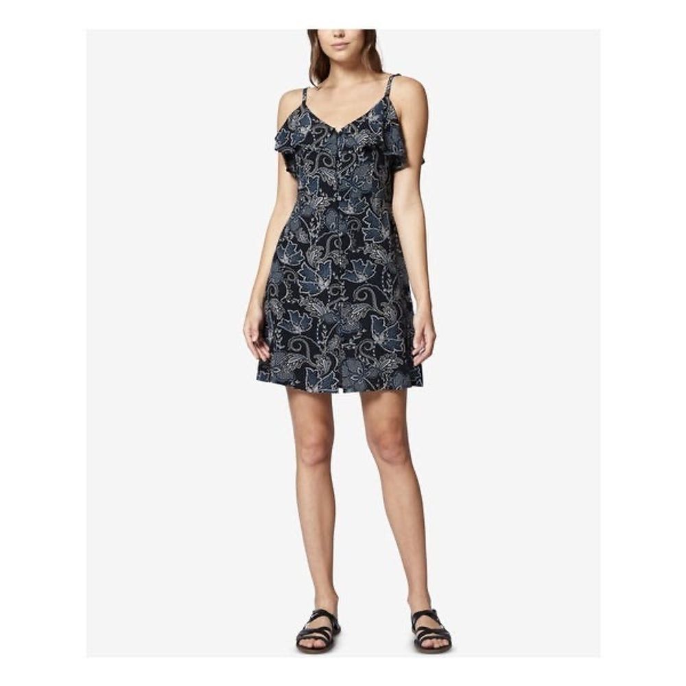 SANCTUARY Women's Black Rafaella paysley print mini dress XL